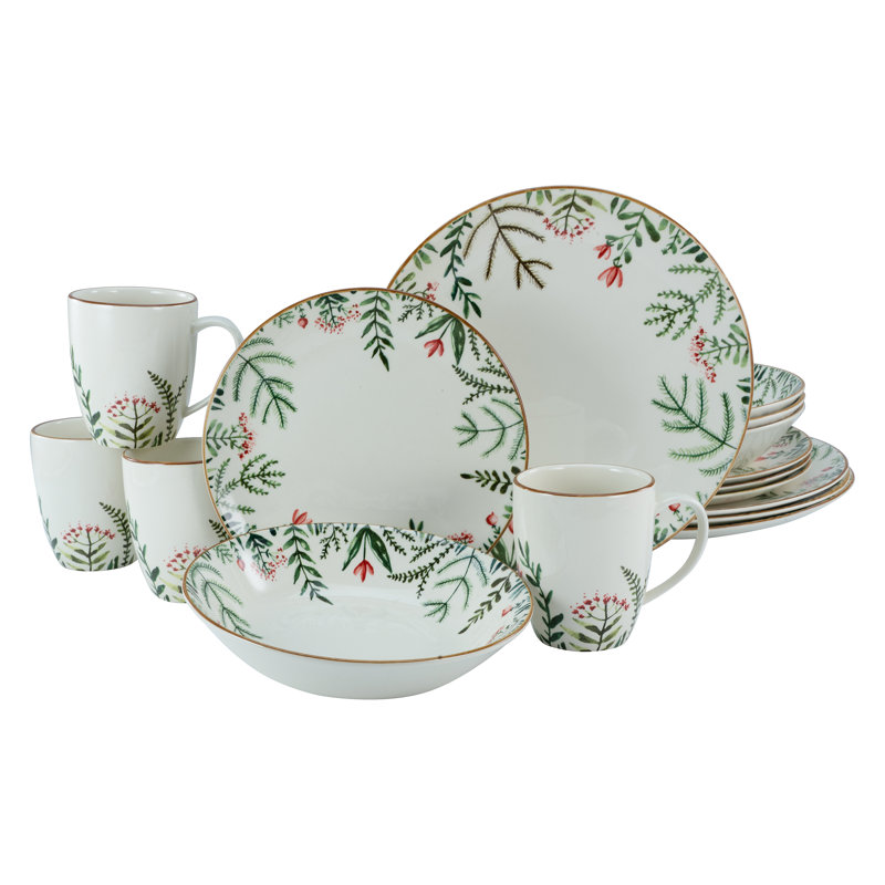 16 Piece Dinnerware Set, Service for 4