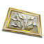 Élégante peinture décorative encadrée, 17,0 po x 25,6 po | 100% verre acrylique (épaisseur: 0,04 pouce) et cadre en bois massif (épaisseur: 1,0 pouce) | Art mural parfait pour le salon, la chambre à coucher et le bureau