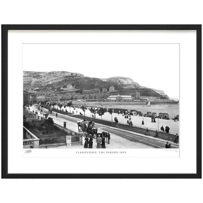 Llandudno, The Parade 1895 - Single Picture Frame Print