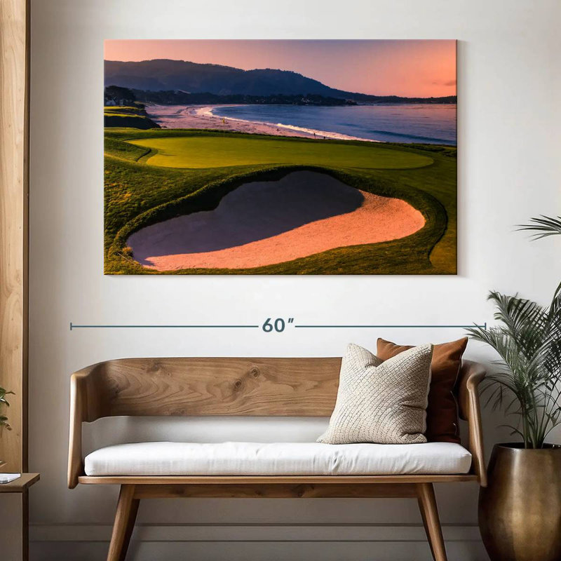 Sirci Pebble Beach Golf, H 34 po x l 51 po
