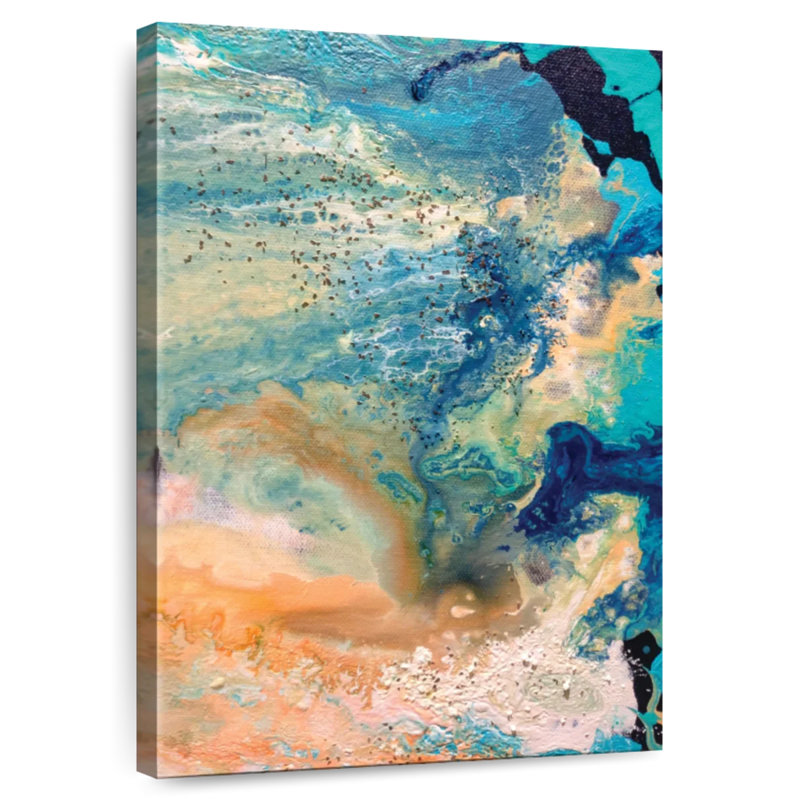 Avery Orange Coral Reef, 48" H x 32" W