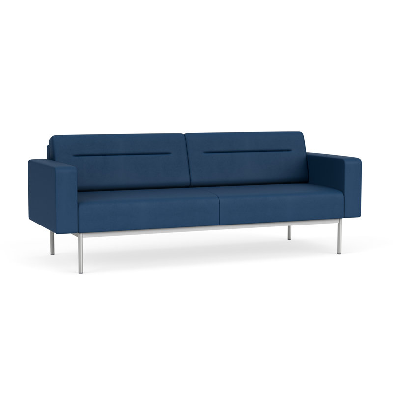 Canapé de réception Darsey, Sans alimentation, Argent argent, Patriot Plus Blue Ridge