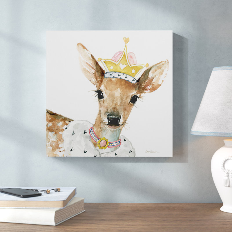 Art sur toile Kilmersdon Glamour Girls Deer, H 16 po x l 16 po x P 1,5 po, Toile tendue