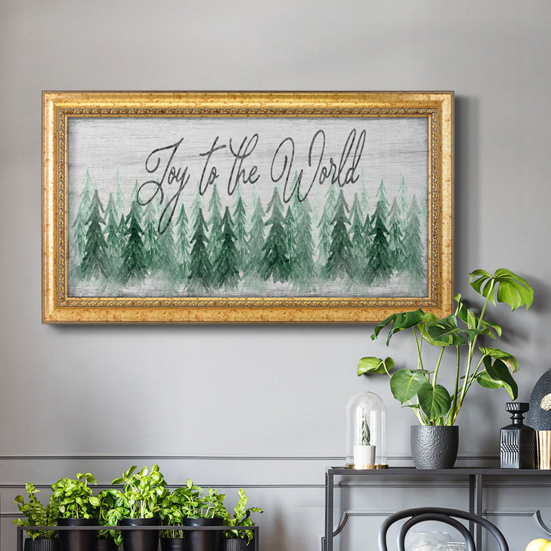 «Joy to the World», reproduction d'art sur toile simple, H 29 po x l 53 po x P 2,5 po