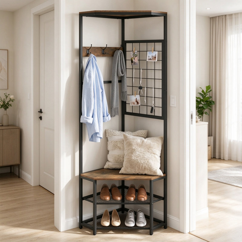 49 cm W Hall Tree