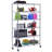 48'' W Steel Shelving Unit with Wheels
