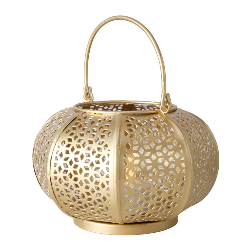 7'' H Iron Tabletop Lantern