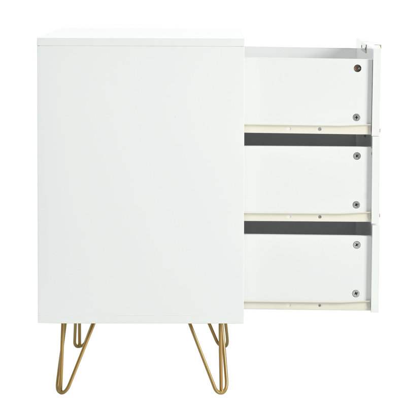 Unia 50 cm W Bedside Table