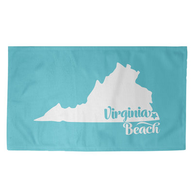 Tapis de plage blue Virginia
