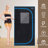 Portable Black Steam Tent - Full Size For Home Spa Use. With Generator, Remote, Foldable Chair. Hassle- Installation, Speedy Heating. & Ul Verified. Superior Insulation, Waterproof Cloth. 360 Sprays.