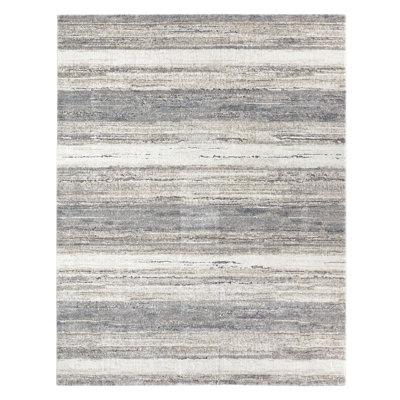 Quashanna Abstract Tan/Gray Indoor Rug