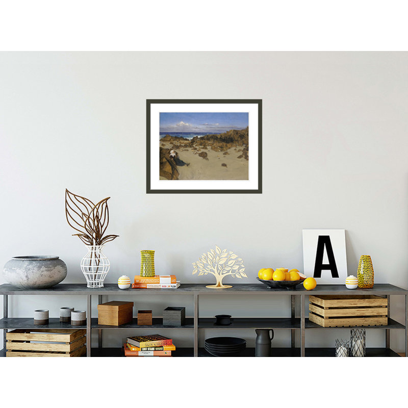 «Coast of Brittany (Alone with the Tide») par James McNeill Whistler, impression giclée encadrée, H 23,5 po x l 28,89 po