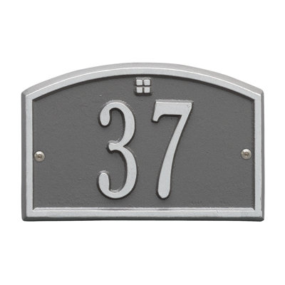 Cape Charles 1-Line Wall Address Plaque