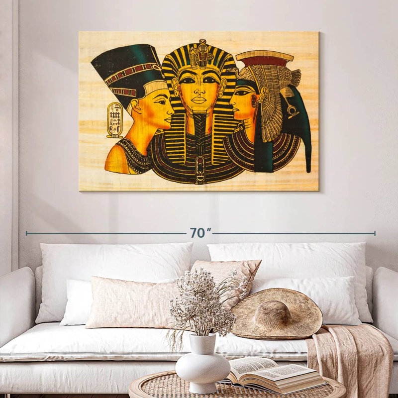 Leisha, ancienne royauté égyptienne, H 32 po x l 48 po