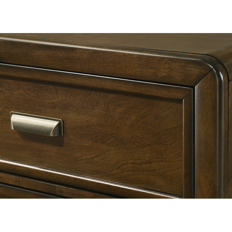 Meubles de chambre à coucher en bois de style contemporain pour commode à 5 tiroirs 1pc