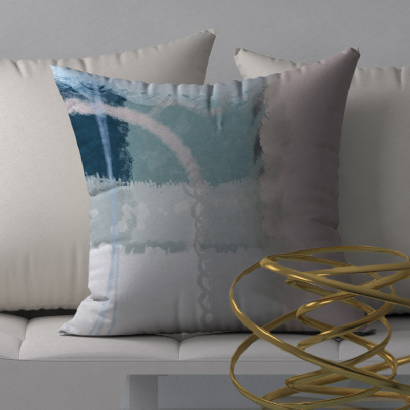 Housse de coussin décorative carrée généreuse, 24" X 24"