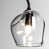 Clear with White Threading Glass