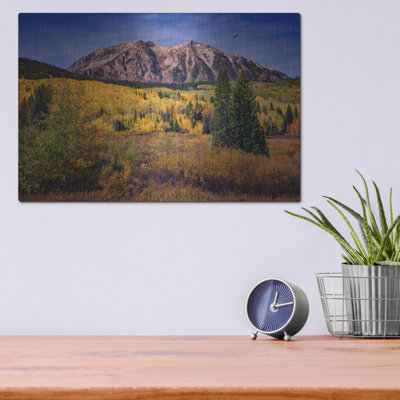 «East Beckwith Mountain» par Rick Berk, art mural en métal