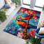 Tapis classique à motif floral doux non tissé classique parfait pour ajouter une touche d'élégance à votre espace de vie-114320965