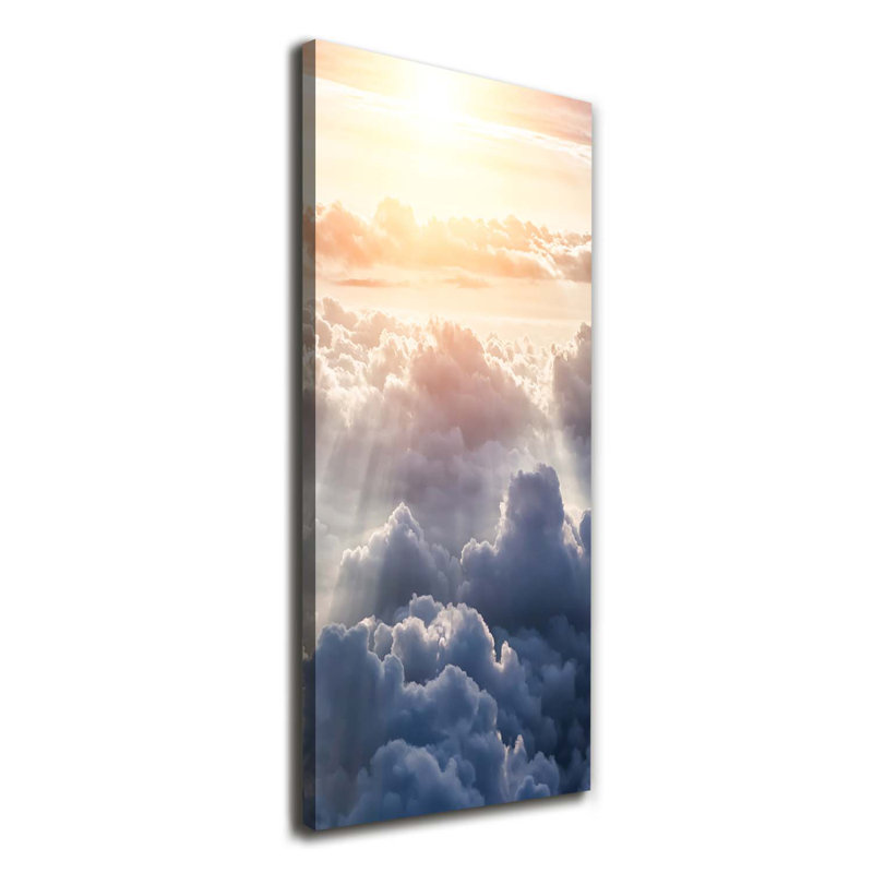 Flight Over The Clouds - Wrapped Canvas Print