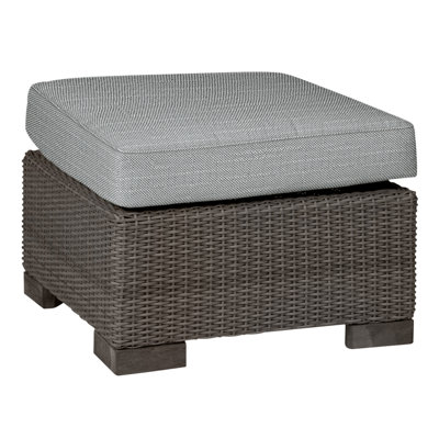 Club Outdoor Ottoman with Cushion
