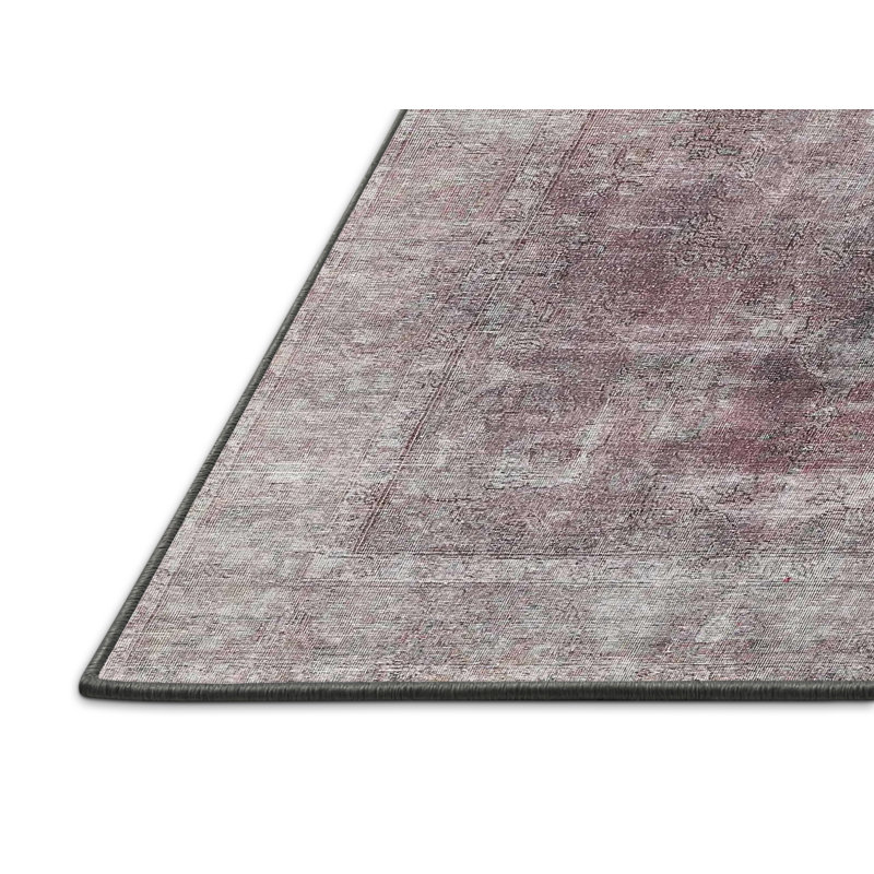 Tapis oriental mauve / gris Titan, Rectangle 6 pi x 9 pi