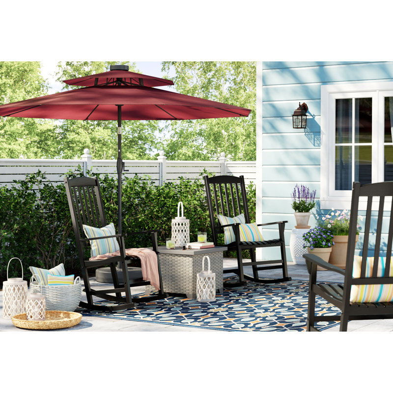 Romford Square Metal Outdoor Side Table