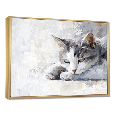 Décoration murale chats - regard de chat