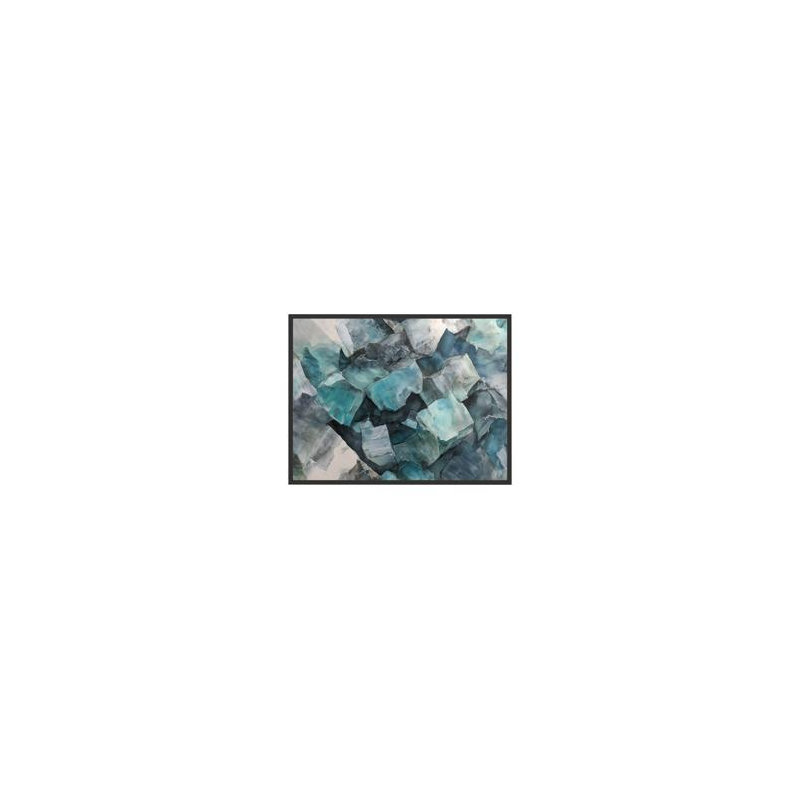 Voile bleu sarcelle, 53" H x 40" W