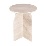 Round Marble Accent_End Table