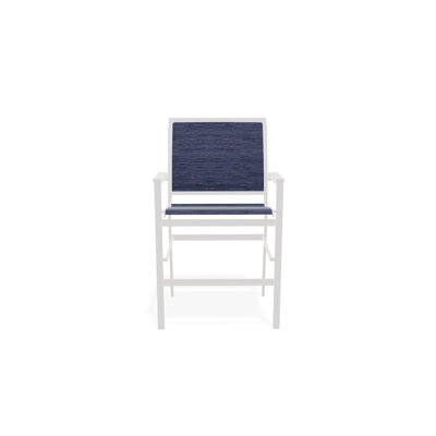Chaise de café empilable en aluminium Bazza