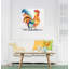 Acrylic Painting Cock In A Basket