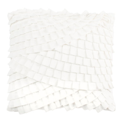 Teagen Ruffled Reversible Throw Pillow