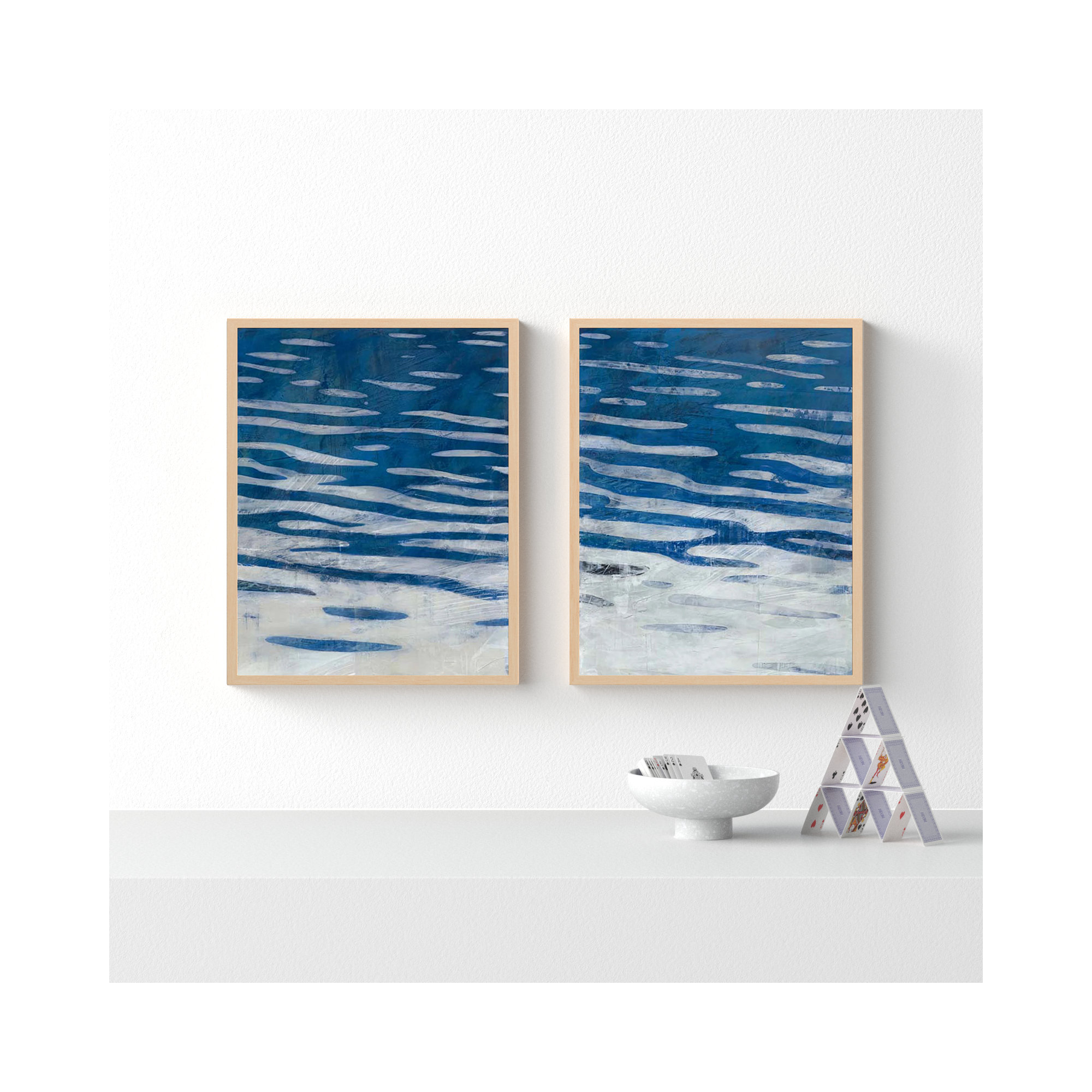 Oceanview By Ivo Stoyanov by Ivo Stoyanov, Brown Framed, 25" H x 40" W x 1.25" D