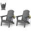 Ensemble de 2 chaises Adirondack pliantes toutes saisons-1356313837