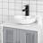 Kleankin Modern Under Sink Cabinet With 2 Doors, Pedestal Under Sink Bathroom Cupboard, Bathroom Vanity Cabinet With Adjustable Shelves And-1505225552