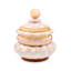 Rosy Check Ceramic Groovy Canister