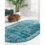 Tapis oriental bleu-vert-246722831