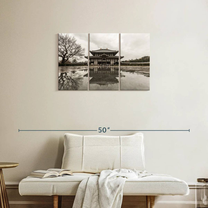 Adella Todaiji Temple Reflection, 20" H x 33" W