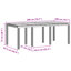 vidaXL Garden Dining Set 9 pcs Brown Polypropylene-668525324-668525325