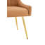 Chaise de salle à manger rembourrée en cuir moderne avec dossier capitonné à losanges - sièges confortables et élégants pour la salle à manger, le bureau et le café (ensemble de 2) (seulement une chaise)-528667145-528667151-528667377