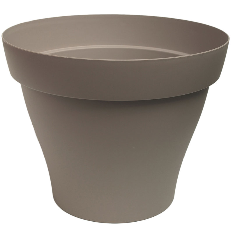 Planter, Light brown, 9.4cm H x 11.7cm W x 11.7cm D