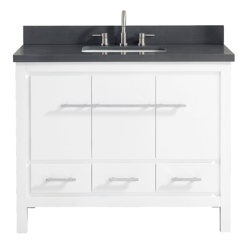 Ensemble de meuble-lavabo simple 49 po Riley, Blanc