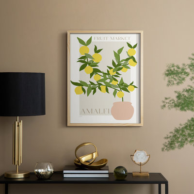 "Affiche de citron Amalfi"