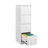 Metal Vertical File Cabinet With 4 Drawers And Lock - Optimize Office Space For A4 Legal/Letter Size White Drawer Efficient Storage-102449209