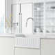 Greenwich 18" H 1-handle Pull-Down 2-Function Sprayer Touchless Kitchen Faucet