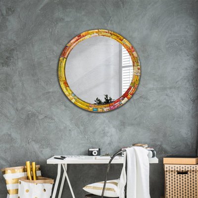 Huldar Glass Flat Wall Mirror