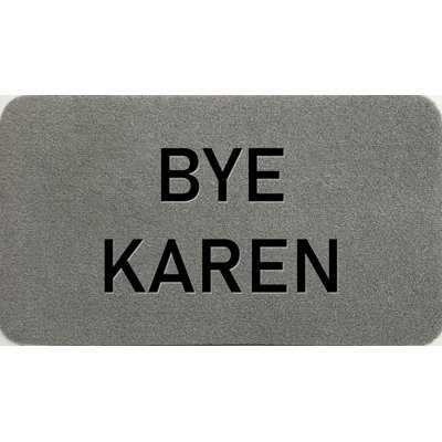 Aneurin Non-Slip No Pattern Doormat