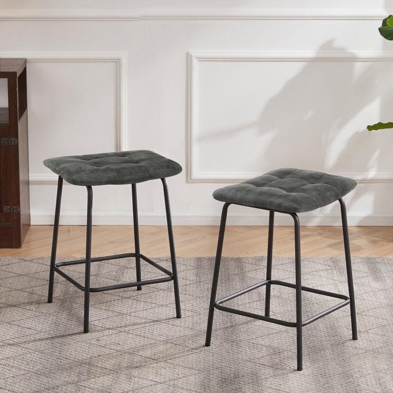 Tabouret de comptoir 24 po, Vert