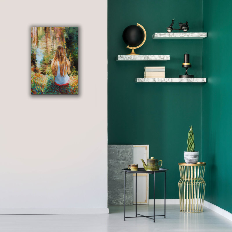 «Reflections» par Joanne Towers, art mural sur toile, H 26 po x l 18 po x P 0,75 po